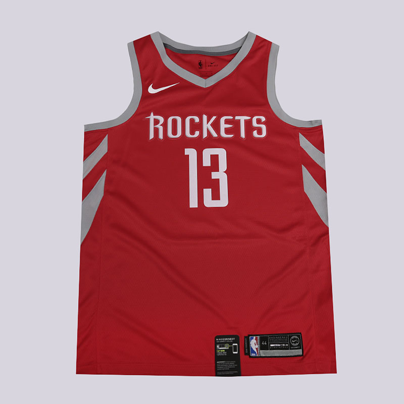 мужская красная майка Nike NBA Houston Rockets James Harden Swingman Jersey 864477-657 - цена, описание, фото 1